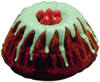 Nip Cake garnished with strawberries